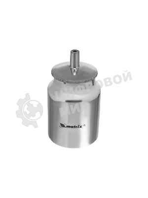 Краскопульт пневматический Matrix с нижним бачком v=10k + сопладиаметром 1.2 1.5 и 1.8мм