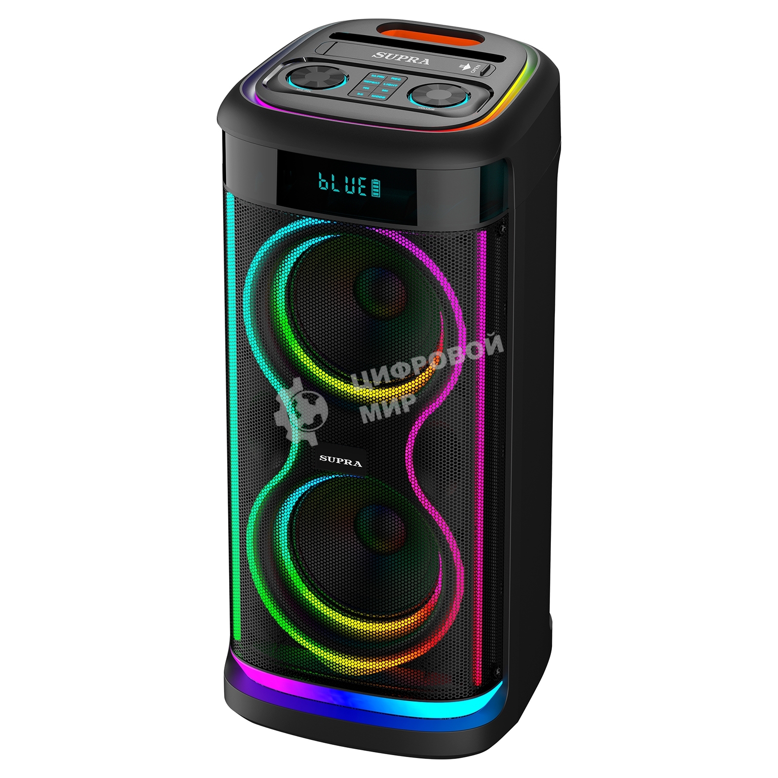 Минисистема Supra SMB-890 черный 180Вт FM USB BT SD