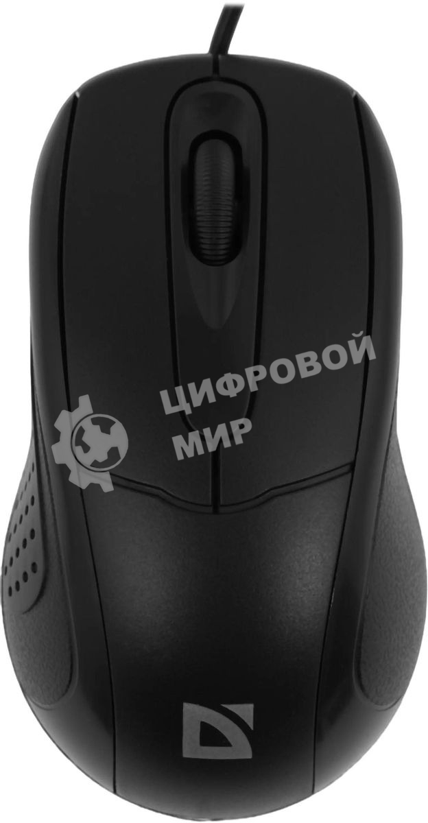 Мышь проводная Defender Standard MB-580 черный, 1000 dpi, USB, кнопки - 3