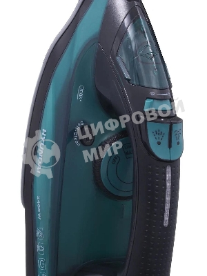 Утюг Hyundai H-SI01124 черный/зеленый, 2600 Вт, 25 г/мин, 220 г/мин, 420 мл