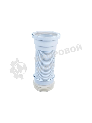 Труба для унитаза гофрированная армированная L 290-640 мм D110 мм