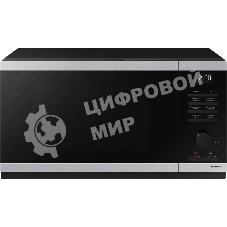Микроволновая печь Samsung MS23DG4504ATBW нержавеющая сталь/черный, 23 л, 800 Вт, переключатели - сенсор, поворотный механизм