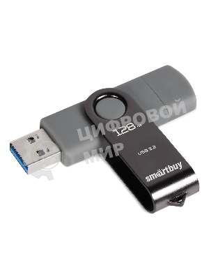 Флешка USB Smartbuy Twist Dual (SB128Gb3DUOTWK), 128Gb, USB 3.0/3.1, Twist Dual