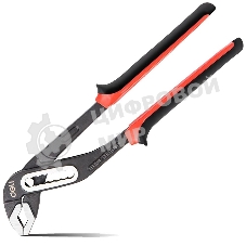 Переставные клещи усиленные Deli DL2610Z сталь Cr-V, 250 мм, раскрытие до 60 мм, 7-ми ступенчатая регулировка, прорезиненная рукоять