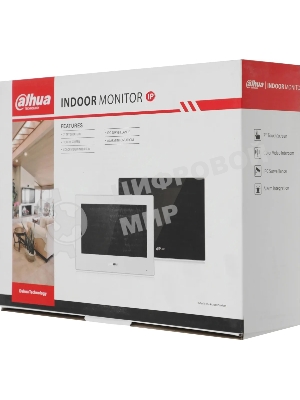 Видеодомофон IP 7 дюймовый, Dahua DHI-VTH2621G-P черный