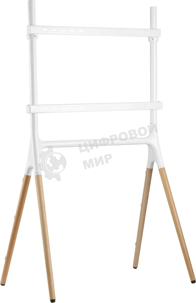 Подставка для телевизора Cactus CS-ST1247WTBCH белый/береза, 49