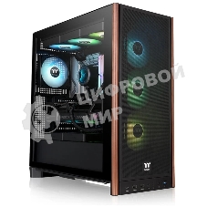 Корпус Thermaltake S370 WS, Midi-Tower, чёрный, 4 x 120 мм