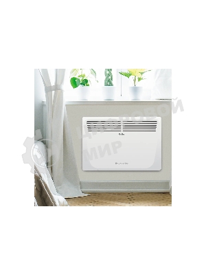 Конвектор электрический Ballu Enzo BEC/EZER-1500 белый, 1500 Вт, 20 м2, термостат, дисплей