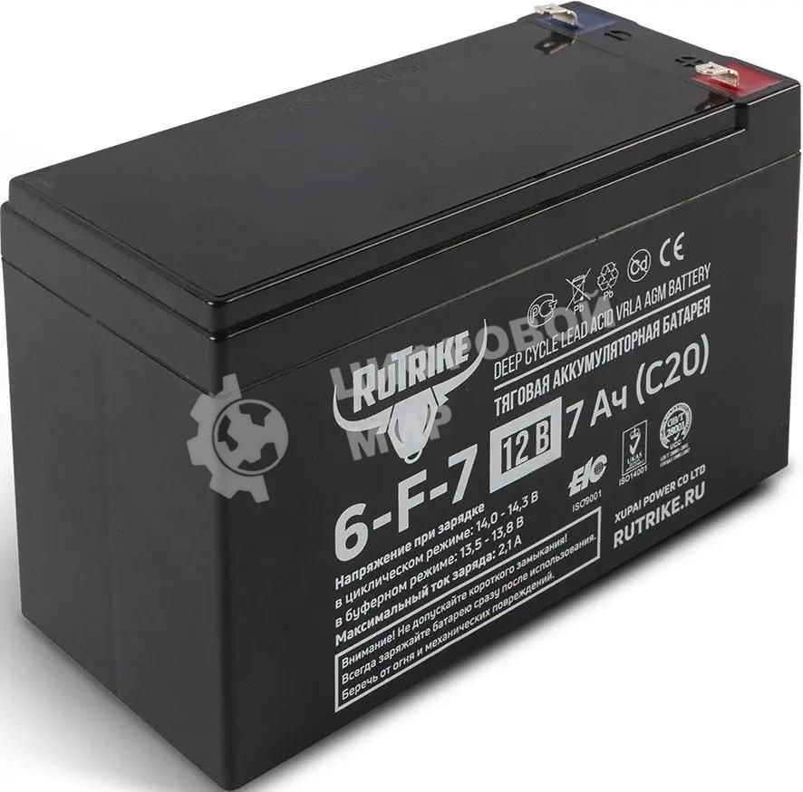 Батарея для ИБП Rutrike 6-F-7 12В 7Ач