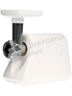 Мясорубка электрическая Ротор Дива Люкс ЭМШ 35/300-2 белый, 1500 Вт, 0.6 кг/мин, насадки - 2