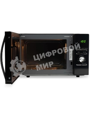 Микроволновая печь Hyundai HYM-D2079 черный, 23 л, 800 Вт, переключатели - кнопки, поворотный механизм