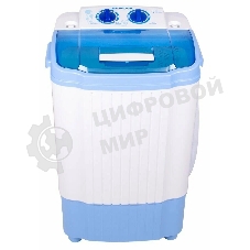 Стиральная машина EVGO WS-30ET белый/голубой загр. вертикальная макс.:3 кг 0 об/мин класс: А+
