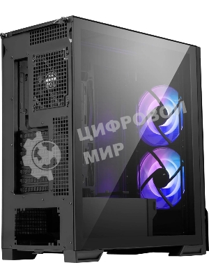 Компьютерный корпус MSI MPG VELOX 300R AIRFLOW PZ, Global, 2xUSB 3.2 Gen 1, 1xUSB 3.2 Gen2 Type-C,2x160мм ARGb Fan, 1x120мм