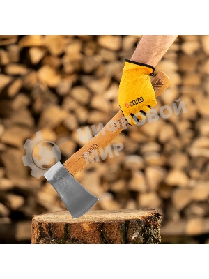 Топор кованый Denzel 900 г, американский тип, буковая рукоятка, 430мм, EFP