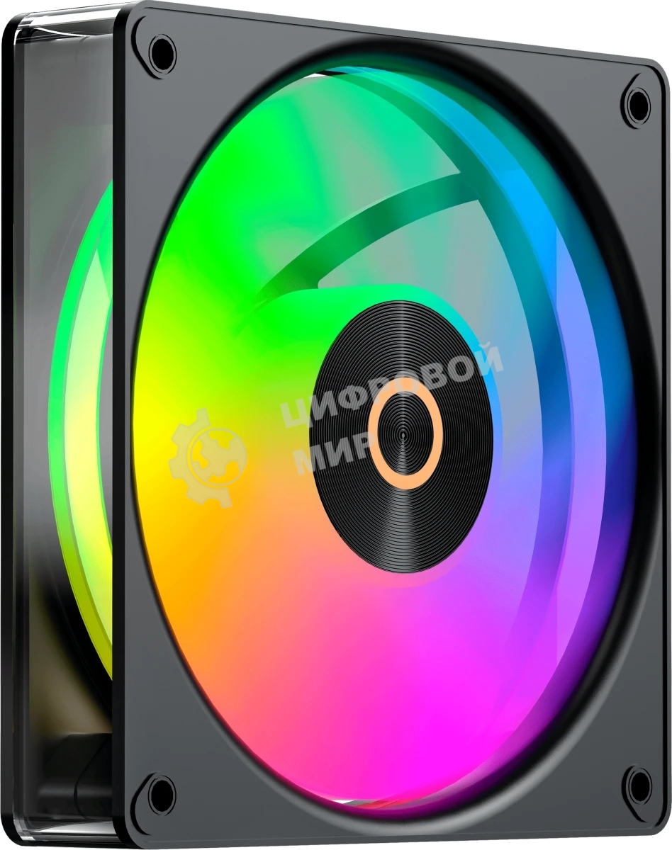 Вентилятор для корпуса Ocypus Gaммa F12 Elite BK ARGB 3 IN 1, 120x120x25мм, 4-PIN PWM, 600-1800 RPM, 26 DBA MAX, HYDRO BEARING