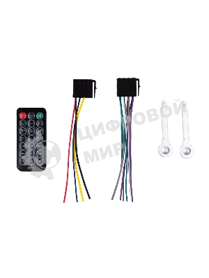 Автомагнитола ACV AVS-601UBM, 1 DIN, Bluetooth, USB Type-A, AUX, пульт ДУ