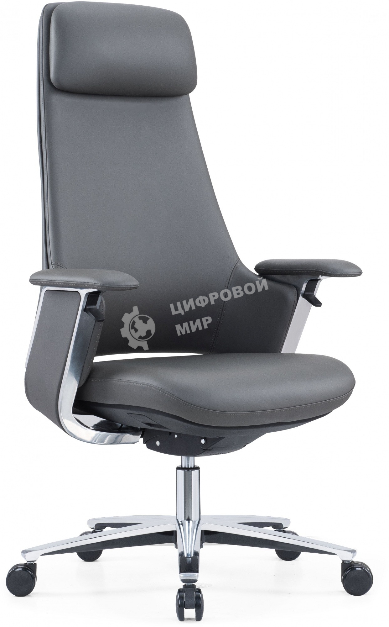 Кресло Cactus CS-LBK-KYOTO черный, кожа