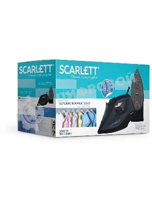 Утюг Scarlett SC-SI30K67 3000 Вт черный