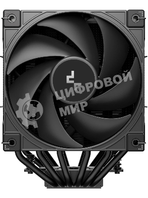 Кулер для процессора DEEPCOOL AK620 G2 DIGITAL NYX LGA1851/1700/1200/115X/AM5/AM4 (8шт/кор, TDP 260W, PWM, DUAL Fan 120мм, 6 тепл. трубок, Copper Base, черный) RET (R-AK620G2-BKNNMN-GJD-1)