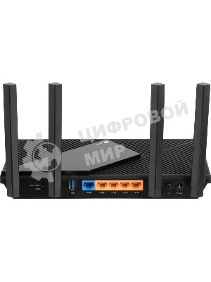 Роутер беспроводной TP-Link Archer AX55 AX3000 10/100/1000BASE-TX черный