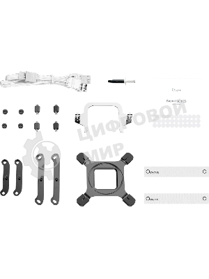 Система охлаждения Ocypus Sigma L36 WH ARGB, 360мм, LCD Pump 2.4