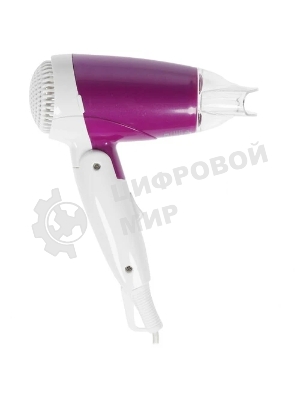 Фен Centek CT-2230 фиолетовый/белый, 1200 Вт, компактный
