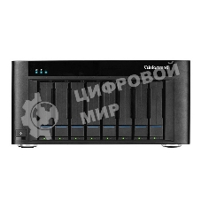 Система хранения данных Infortrend EonStor GSe Pro 100 8bay. Intel Atom 2.4GHz 4C CPU, 1x4Gb non-ECC, 4x1GbE(RJ45), 2x USB 2.0, 2x USB 3.0, 1x Host Board slot, 1xPSU and 8 drive trays (GSe Pro 108-C)