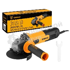 Угловая шлифовальная машина (УШМ) DEKO DKAG750-125, 125мм, 750 Вт