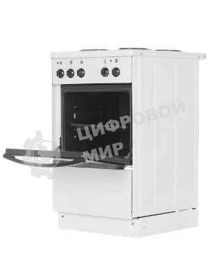 Плита электрическая Мечта 341Т белый, конфорок 3 электрических, духовка 49 л, 50 см x 85 см x 60 см