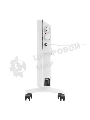 Конвектор электрический MTX CH-1000, белый, 1000 Вт, 10 м2, термостат