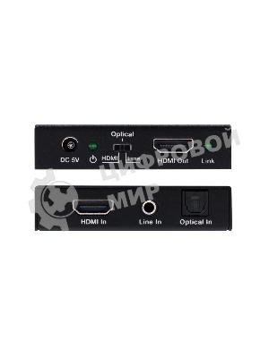 Эмбеддер HDMI 4K60 Infobit iTrans AE01 HDCP 2.2, RCA и оптический выход