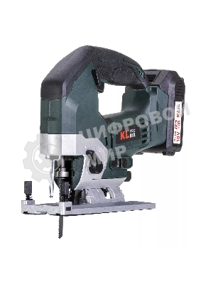 Лобзик электрический профессиональный бесщеточный KLPRO KLDT18B-20 (18В, Li-ion-2шт, 2.0А·ч, патрубок для пылесоса, полотна (дерево/металл, З/У, кейс)