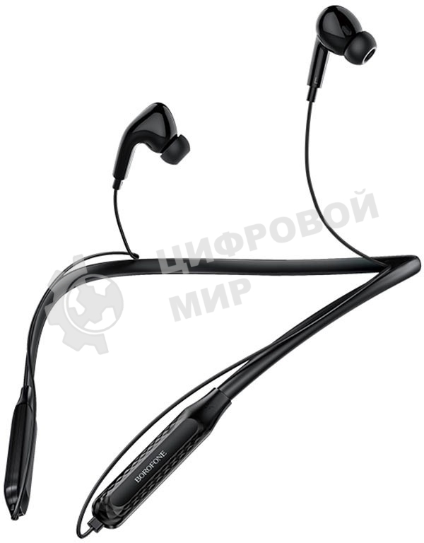 Наушники TWS Borofone BE45 черный, внутриканальные, Bluetooth, сенсорное управление, до 3 ч