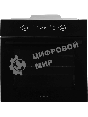 Духовой шкаф электрический Hyundai HEO 6752 BG черное стекло