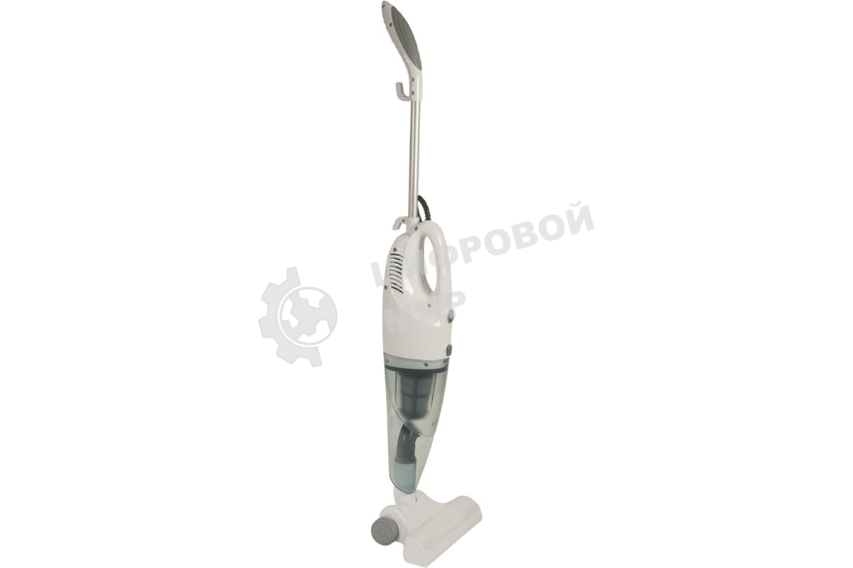 Пылесос вертикальный Mystery MVC-1127 белый, питание от сети, 250 Вт, уборка сухая, пылесборник 1.5 л