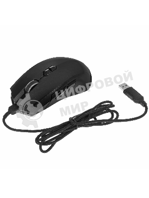 Мышь беспроводная Harper Gaming Spigot WGM-01 черный, 4000 dpi, радиоканал, USB, кнопки - 7