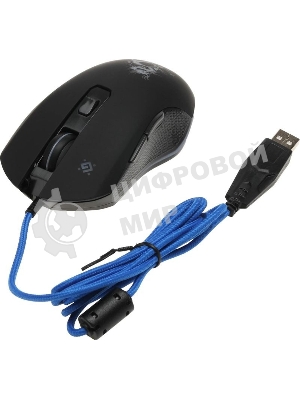 Мышь проводная Defender Sky Dragon GM-090L черный, 3200 dpi, USB, кнопки - 6