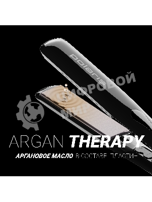Выпрямитель для волос Polaris PHSS 2595TAI Argan Therapy PRO черный, 25 мм, 230 °C, 5 режимов