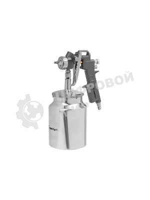 Краскопульт пневматический Matrix с нижним бачком v=10k + сопладиаметром 1.2 1.5 и 1.8мм