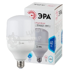 Лампа светодиодная ЭРА STD LED POWER T120-40W-4000-E27