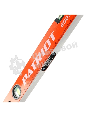 Уровень PATRIOT LRP-600, магнитный, алюминиевый фрезерованный, усиленный, 600мм