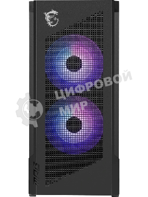 Компьютерный корпус MSI MPG VELOX 300R AIRFLOW PZ, Global, 2xUSB 3.2 Gen 1, 1xUSB 3.2 Gen2 Type-C,2x160мм ARGb Fan, 1x120мм