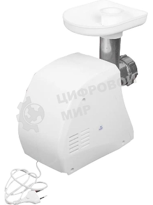 Мясорубка электрическая Ротор ЭМШ 35/250-3 белый, 1500 Вт, 0.6 кг/мин, реверс, защита от перегрузки, насадки - 4