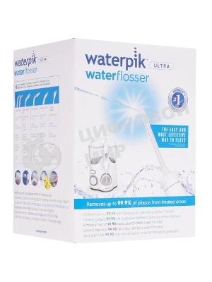 Ирригатор Waterpik WF-100EU белый, от сети, 600 мл, 10 режимов
