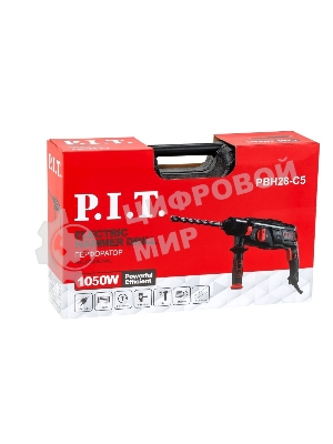 Перфоратор P.I.T. PBH28-C5 патрон:SDS-plus уд.:3.2Дж 1050Вт черный (кейс в комплекте)