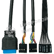 Компьютерный корпус XASTRA A402M 4FRGb Black mATX/Mesh/full-size TG/4x120мм FRGb fans/A402M-4FC12F-BK