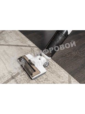 Пылесос вертикальный GARLYN Aqua Base 3 белый/черный, питание от аккумулятора, 170 Вт, уборка сухая/влажная, пылесборник 0.4 л