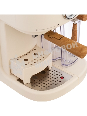 Кофеварка рожковая Maunfeld MF-737BG PRO бежевый, исп. кофе - молотый, 1.5 л, 1250 Вт, 15 бар