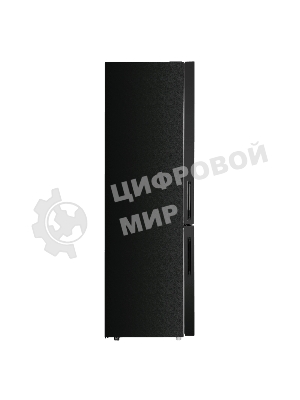 Холодильник Maunfeld MFF200NFB черный двухкамерный инвертор 271/106 л морозилка снизу, No Frost