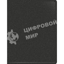 Папка с 80 прозрачными вкладками Silwerhof Eco A4, пластик, 0.7мм, черный